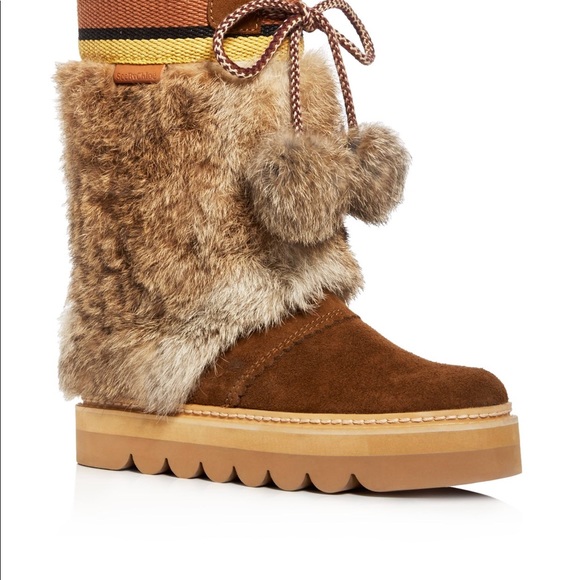 see by chloe fur boots